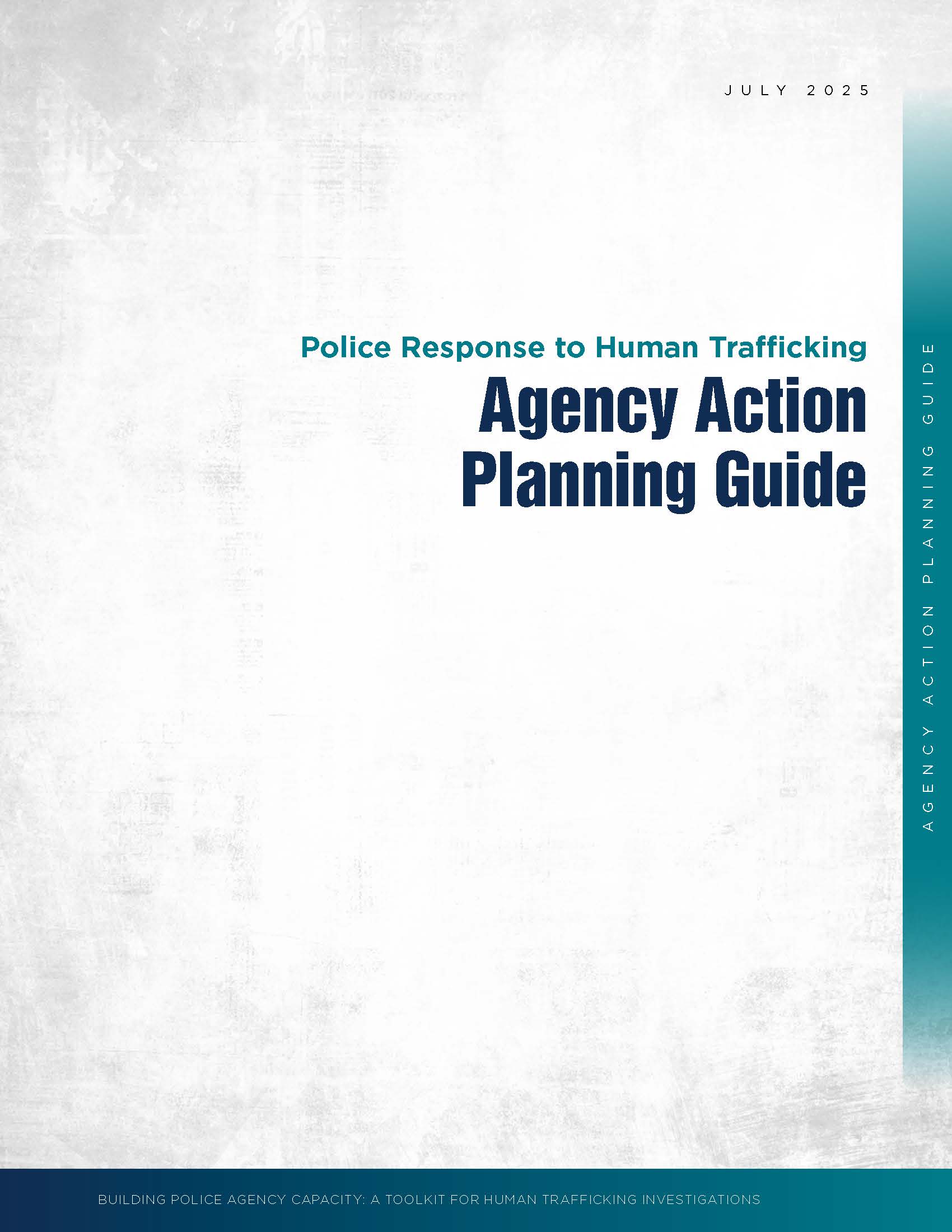 Agency Action Planning Guide Cover Page