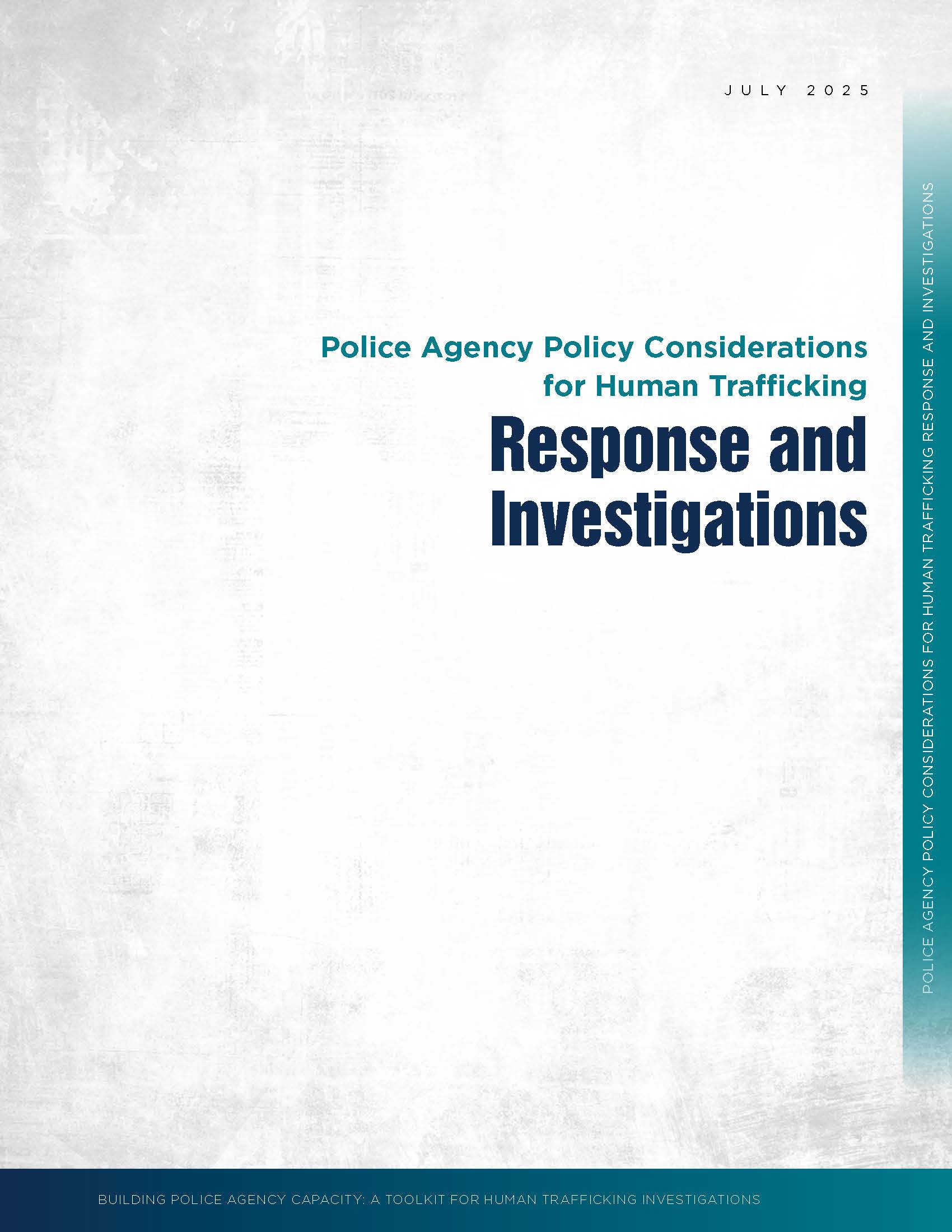 Policy Considerations Cover Page