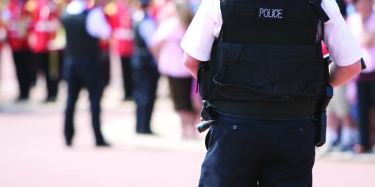 officer in vest