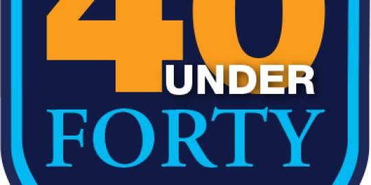 40 Under 40 logo