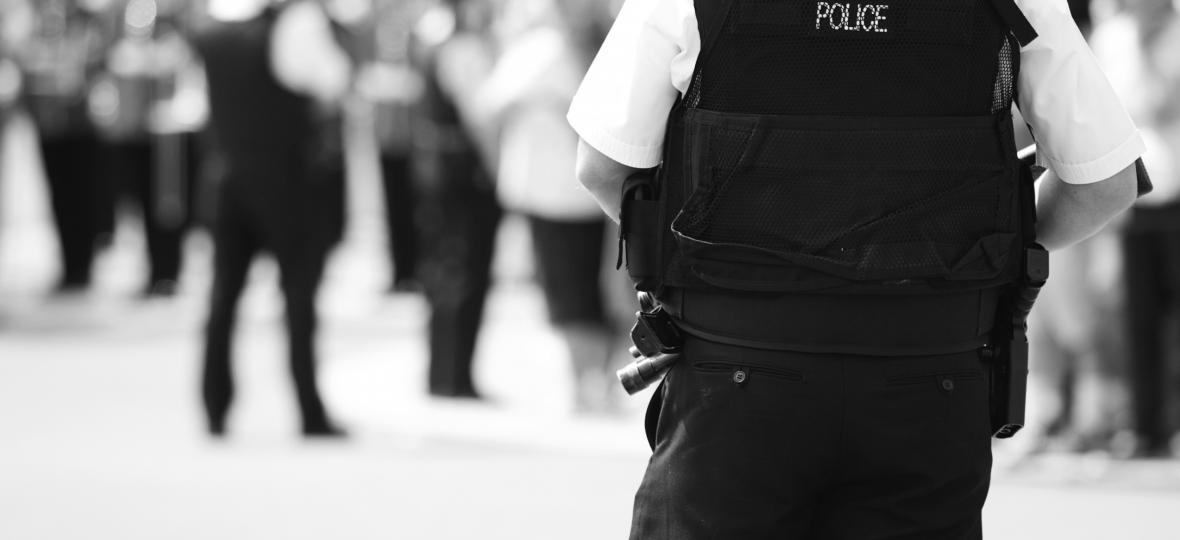 officer with vest