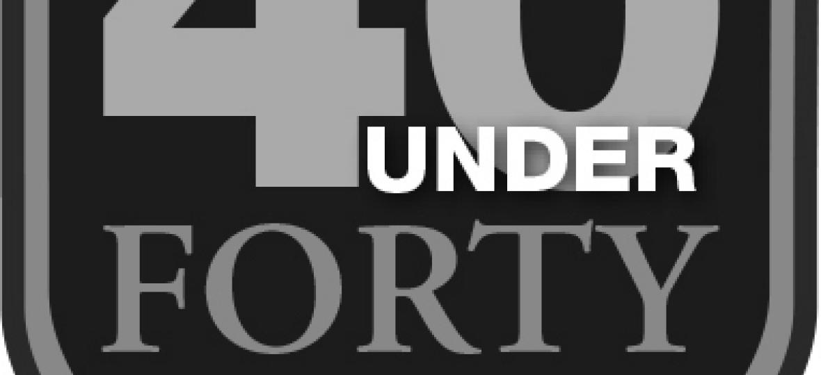 40 Under 40 logo